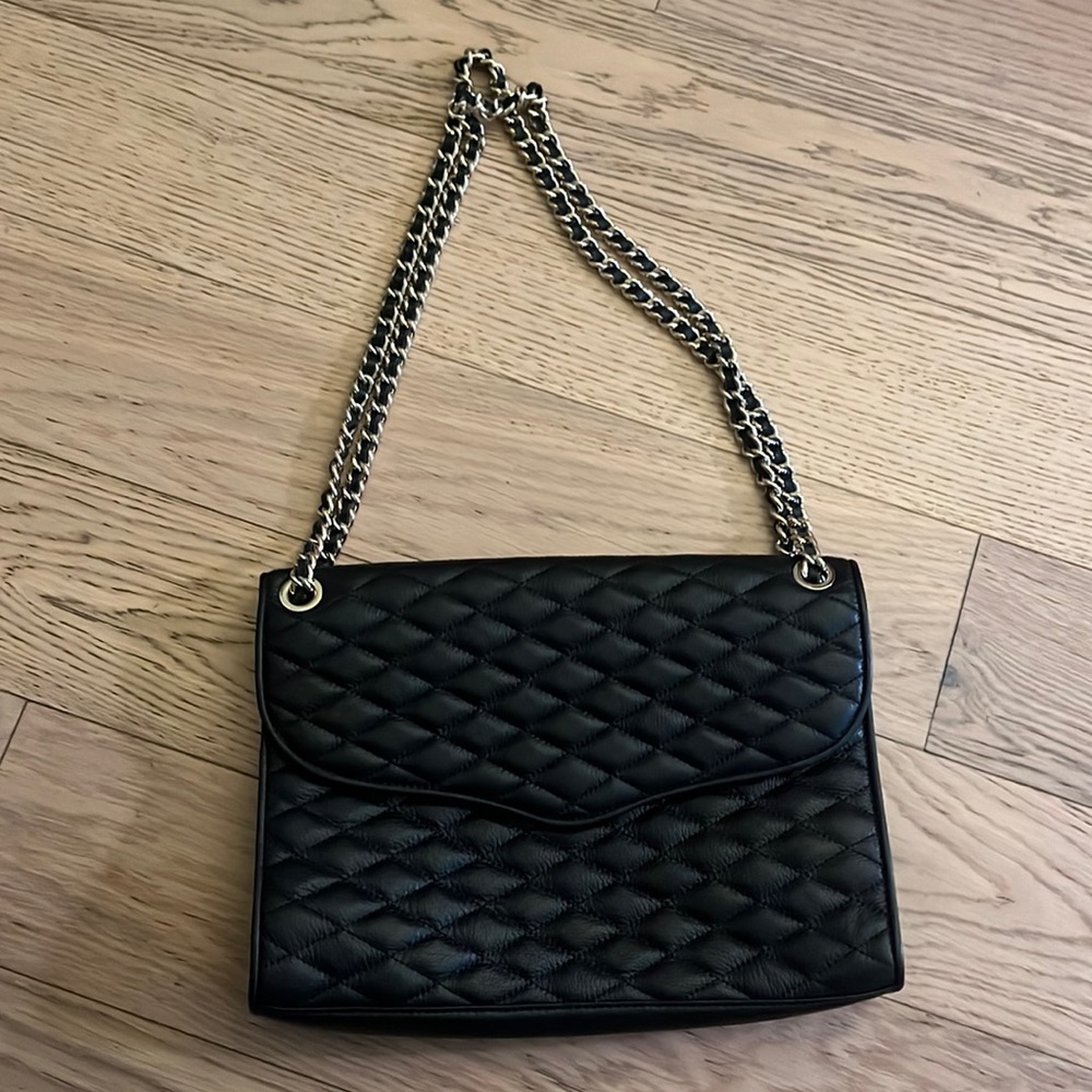 Black leather Rebecca Minkoff Crossbody or Shoulder Purse
